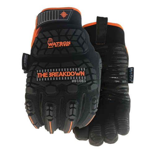 Convict 91051-X The Breakdown High-Performance Cut-Resistant Gloves, XL, Silicone Printed Coating, Spandex with HPPE Composite Fabric and TPR, Resists: Cut, Impact, Puncture and Water, ANSI Cut-Resistance Level: A5, ANSI Puncture-Resistance Level: 4