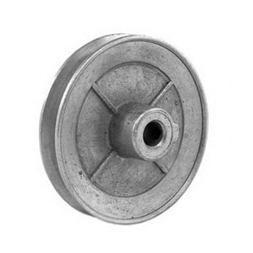 Dynaline 55408 Solid Single Groove Pulley, Fixed Bore, 1/2 in Dia Bore, 2-1/2 in OD