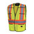 PIONEER V1020810-O/S TEAR AWAY SAFETY VEST, UNIVERSAL, HI-VIZ YELLOW/GREEN, POLYESTER MESH, 4 POCKETS, ANSI CLASS: CLASS 2, CSA Z96-02 CLASS 2 LEVEL 2