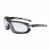 Uvex by Honeywell S4040 Triade Sealed Eyewear, Uvextra Anti-Fog, Clear Lens, Black, Foam Lined/Polycarbonate Frame, Polycarbonate Lens, ANSI Z87.1-2003, CSA Z94.3