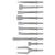 JET 408221 Heavy Duty Tapered Punch, 0.401 in, 1/8 in W Blade, 7 in OAL