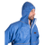 PIONEER V7014540-XL DISPOSABLE COVERALL, XL, BLUE, SPUNBOUND MELT BLOWN NON-WOVEN