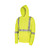 HI-VIS BIRD'S-EYE SAFETY HOODIE SHIRT - HI-VIS YELLOW - XL