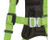 SAFETY HARNESS PEAKPRO SERIES - CLASS A - BUCKLE TYPE: CHEST STAB LOCK / LEGS GROMMET / TORSO FRICTION - UNIVERSAL SIZE