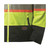 HI-VIZ YELLOW SOFTSHELL WATERPROOF/BREATHABLE PREMIUM SAFETY JACKET - M