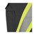 HI-VIS CSA 600D PU-COATED OXFORD POLY SURVEYOR'S VEST - SNAP CLOSURE - BLACK - XL