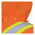HI-VIZ ORANGE POLYESTER FLEECE HOODIE - M