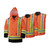 PIONEER V1120151-2XL 7-IN-1 SAFETY PARKA, WOMENS, 2XL, HI-VIZ ORANGE, 300D PU COATED OXFORD POLYESTER, RESISTS: WATER AND WIND, CSA Z96-15 CLASS 2 LEVEL 2, ANSI/ISEA 107-15 CLASS 3 TYPE P/R, DETACHABLE HOOD