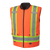 PIONEER V1120151-XL 7-IN-1 SAFETY PARKA, WOMENS, XL, HI-VIZ ORANGE, 300D PU COATED OXFORD POLYESTER, RESISTS: WATER AND WIND, CSA Z96-15 CLASS 2 LEVEL 2, ANSI/ISEA 107-15 CLASS 3 TYPE P/R, DETACHABLE HOOD