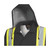 "THE ROCK" HI-VIS PU-COATED 300D OXFORD POLY JACKET - BLACK - L