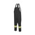 "THE ROCK" HI-VIS PU-COATED 300D OXFORD POLY BIB PANTS - BLACK - S