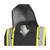 "THE ROCK" HI-VIS PU-COATED 300D OXFORD POLY JACKET - BLACK - 2XL