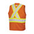 FR-TECH® HI-VIS 88/12 7 OZ FR/ARC-RATED SAFETY VEST - HI-VIS ORANGE - L