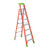 Louisville FXS1508 FXS1500 Type IA 2-in-1 Cross Step to Shelf Ladder, 8 ft H Ladder, 300 lb Load, 7 Steps, Fiberglass, A14.5