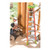 Louisville FXS1510 FXS1500 Type IA 2-in-1 Cross Step to Shelf Ladder, 10 ft H Ladder, 300 lb Load, 9 Steps, Fiberglass, A14.5