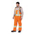 PIONEER V2560351-3XL SAFETY OVERALL, WOMENS, 3XL, ORANGE, QUILTED MODACRYLIC POLYESTER, 54 TO 56 IN CHEST