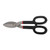 JET 735210 Super Heavy Duty Tin Snip, 20 ga Copper, 22 ga Cold Rolled Steel, 24 ga Hard Steel, 26 ga 304 Stainless Steel Cutting, 2 in L of Cut, Drop Forged Chrome Molybdenum Steel Blade, Thermoplastic Rubber Handle