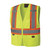 PIONEER V1022160-XL SAFETY VEST, XL, HI-VIZ YELLOW/GREEN, 3.5 OZ TRICOT POLYESTER, FRONT ZIPPER/HOOK & LOOP CLOSURE, 3 POCKETS, ANSI CLASS: CLASS 2, ANSI/ISEA 107-15 CLASS 2 TYPE P AND R, CSA Z96-15 CLASS 2 LEVEL 2