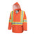 PIONEER V1081350-5XL THE ROCK V1081350 SAFETY JACKET, WOMENS, 5XL, HI-VIZ ORANGE, 300D PU COATED OXFORD POLYESTER, RESISTS: WATER, CSA Z96-15 CLASS 2 LEVEL 2, ANSI/ISEA 107-15 CLASS 3 TYPE P/R