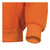 HI-VIZ ORANGE POLYESTER FLEECE HOODIE - S