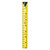 Crescent AL748CMEN 702 Yellow Clad Measuring Tape, 26 ft L x 1 in W Blade, Imperial Measuring System, 1/16 in Graduation