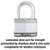 PADLOCK 2PC MAGNUM 2-1/2"X15/16" LAMINATED, MLCM5BLCTLJ