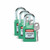 BRADY 105889 ANTI-SPARK KEY RETAINING SAFETY PADLOCK, ALIKE KEY, GREEN, FIBERGLASS REINFORCED NYLON BODY, 1/4 IN DIA X 1-1/2 IN H X 0.8 IN W TRIPLE COATED HARDENED STEEL SHACKLE, 1-3/4 IN L BODY, NON-CONDUCTIVE CONDUCTIVITY