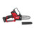 Milwaukee 2527-21 M12 FUEL HATCHET Cordless Rust-Resistant Pruning Saw Kit, 6 in Bar L Bar/Chain, 12 V, 4 Ah Lithium-Ion Battery