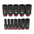 12PC SHOCKWAVE IMPACT DUTY™ 3/8" DRIVE SAE DEEP 6 POINT SOCKET SET