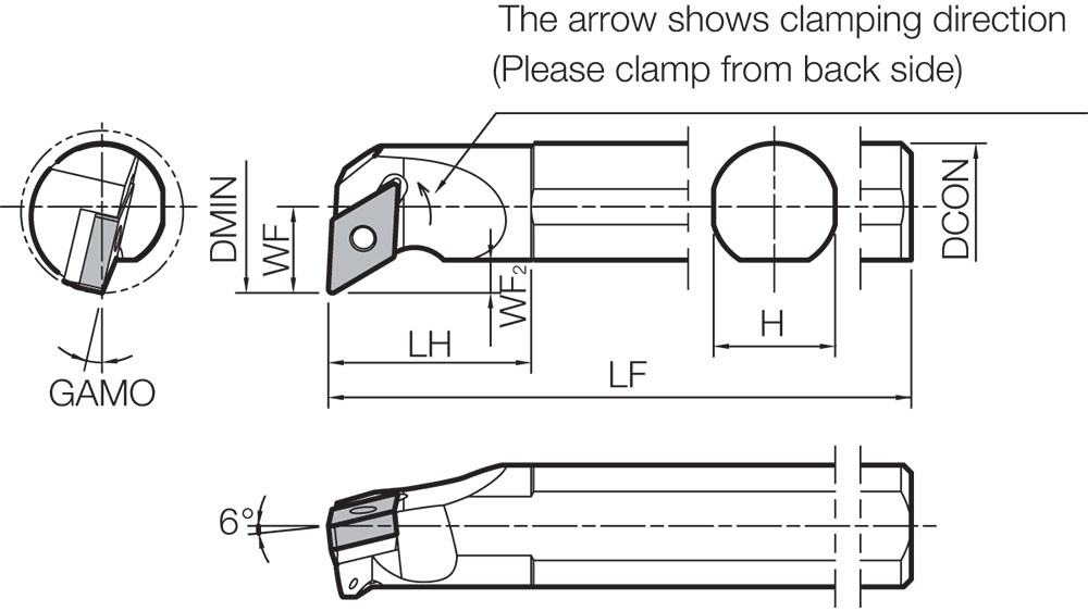 S25RPDUNR1532 RightHand, Negative Rake, Boring Bar VSG Commerce