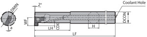 SIGEL 1210BEH, Internal Grooving Toolholder SIGEL 1210BEH, Internal Grooving Toolholder