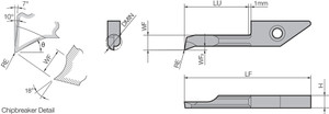 VNBR 052002 PR930 Grade PVD Carbide, Micro Boring Bar VNBR 052002 PR930 Grade PVD Carbide, Micro Boring Bar