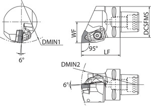 KPC4 DWLNR 2705008S Quick Change, Polygon Shank Indexable Turning Toolholder KPC4 DWLNR 2705008S Quick Change, Polygon Shank Indexable Turning Toolholder