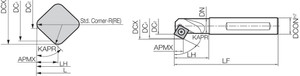 MCSE 12060D 60 Degree, Chamfer End Mill MCSE 12060D 60 Degree, Chamfer End Mill