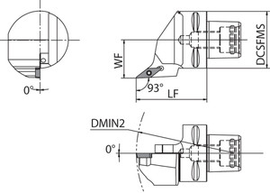 KPC4 SVJBR 2705011S Quick Change, Polygon Shank Indexable Turning Toolholder KPC4 SVJBR 2705011S Quick Change, Polygon Shank Indexable Turning Toolholder