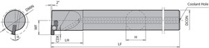 SIGEL 4032EEH, Internal Grooving Toolholder SIGEL 4032EEH, Internal Grooving Toolholder