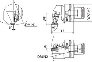 KPC3 DTGNL 2204016A Quick Change, Polygon Shank Indexable Turning Toolholder KPC3 DTGNL 2204016A Quick Change, Polygon Shank Indexable Turning Toolholder