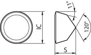 RPGX 35T00420 KS6040 Grade Ceramic, Indexable Turning Insert