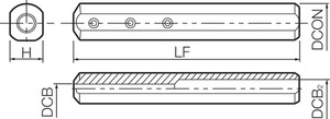 SH0416100, Adjustable Boring Bar Sleeve SH0416100, Adjustable Boring Bar Sleeve