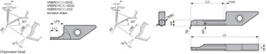 VNBR 0150501S PR1225 Grade PVD Carbide, Micro Boring Bar