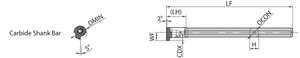 SIGCL 0806WH, Internal Grooving Toolholder SIGCL 0806WH, Internal Grooving Toolholder