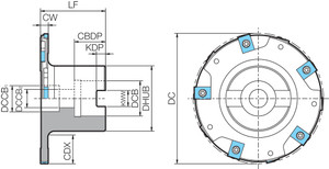 MSTB 2500SN2503T, Slot Mill