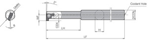 SIGEL 1210BWH, Internal Grooving Toolholder SIGEL 1210BWH, Internal Grooving Toolholder