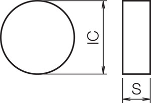 RNG 45S00825 PT600M Grade Ceramic, Indexable Turning Insert