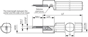 S19NSVNR12XN Right-Hand, Micro Boring Bar Toolholder S19NSVNR12XN Right-Hand, Micro Boring Bar Toolholder