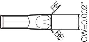 TKN 4 TN620 Grade Uncoated Cermet, Indexable Cut-Off Insert TKN 4 TN620 Grade Uncoated Cermet, Indexable Cut-Off Insert