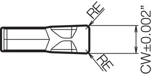 TKN 2P TN620 Grade Uncoated Cermet, Indexable Cut-Off Insert TKN 2P TN620 Grade Uncoated Cermet, Indexable Cut-Off Insert