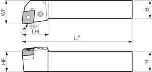 PCLNL 2020K09, Indexable Turning Toolholder PCLNL 2020K09, Indexable Turning Toolholder
