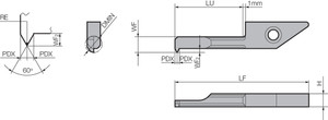 Micro VNTR 04511 KW10 Grade Uncoated Carbide, Micro Threading Bar Micro VNTR 04511 KW10 Grade Uncoated Carbide, Micro Threading Bar