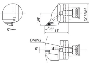 KPC4 SVJBL 2705011A Quick Change, Polygon Shank Indexable Turning Toolholder KPC4 SVJBL 2705011A Quick Change, Polygon Shank Indexable Turning Toolholder